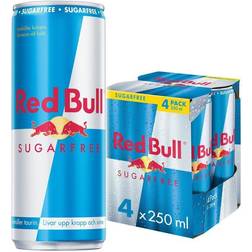 Red Bull Sugar Free 250ml 4 st