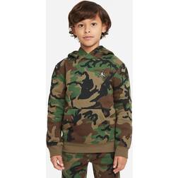 Nike Younger Kid's Pullover Hoodie - Camo Green (DQ3743-385)