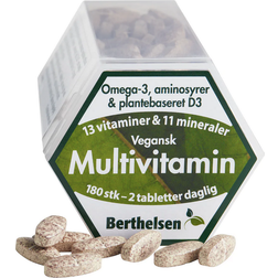 Berthelsen Multivitamin Vegan 180Pcs 180 st