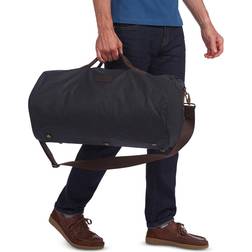 Barbour Wax Holdall Navy