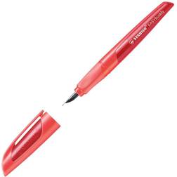 Stabilo EASYbuddy L reservoarpenna, vänsterhänt, korall/röd Spetsbredd: L, lär-att-skriva penna med mjukt greppzon 1 st (5033/5-41)