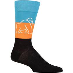 Happy Socks Mountain Gorillas Sock 0-12M Flerfärgad