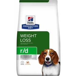 Hills Prescription Diet r/d Weight Reduction Dry Dog Food with Chicken 4kg
