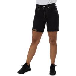 Levi's 501 Mid Thigh Denim Shorts - Black