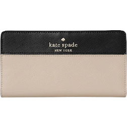 Kate Spade Staci Large Slim Bifold Wallet - Warm Beige Multi