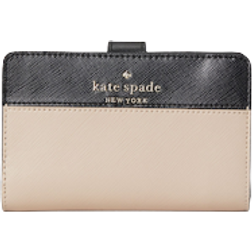 Kate Spade Staci Medium Compact Bifold Wallet - Warm Beige Multi
