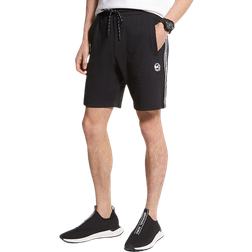 Michael Kors Men's Logo Tape Cotton Blend Shorts - Black
