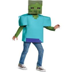 Disguise Green & Blue Block Zombie Dress-Up Set