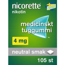 Nicorette Original 4mg 105 st Tuggummi