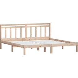 vidaXL Bed Frame Solid Pine 100cm Sängram 160x200cm