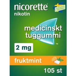Nicorette Fruitmint 2mg 105 st Tuggummi