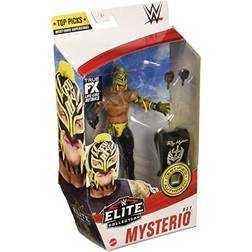 Mattel WWE GVC01 Rey Mysterio Elite Collection toppval actionfigur, flerfärgad, 18 cm x 5 cm x 7 cm