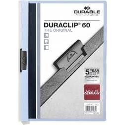 Durable 6mm Blue A4 Duraclip File Pack of 25 220906