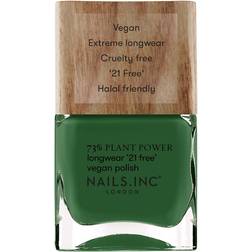 Nails Inc 73% Plant Power Wipe The Slate Green