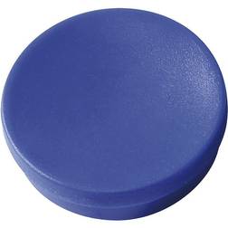 Staples Whiteboardmagnet, rund, 40 mm, blå