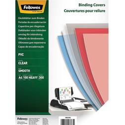 Fellowes PVC Inbindningsomslag 300 mikron transparent A4 (100st)
