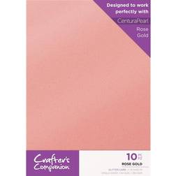 Crafter's Companion Glitter Card Rose Gold 10 Sheets