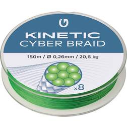 Kinetic 8 Braid 150m Fluo Green 0,16mm/12,0kg