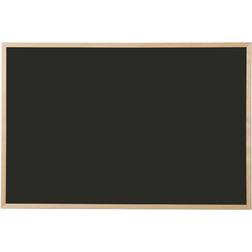 Bi-Office chalkboard, wooden frame 90x60cm