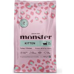 Monster Cat Grain Free Kitten Turkey/Chicken 400
