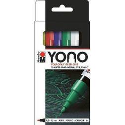Marabu YONO Marker set 6pcs 0,50-1,35mm