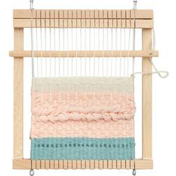 Micki Square Frame Wooden Weaving Loom Kit & Yarn