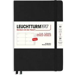 Kalender A5 Academic Weekly Planner 2022/2023 Black Leuchtturm1917