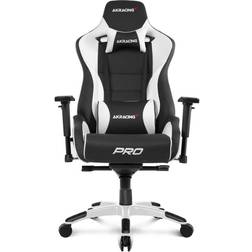 AKracing Masters Series Pro Gaming Chair (Black, White)
