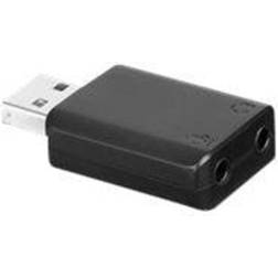 Boya BY-EA2 USB A-2x3.5mm Adapter