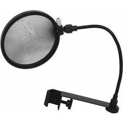 Omnitronic Microphone-Pop Filter, black, mikrofon pop filter puffskydd, svart