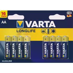 Varta Longlife AA Compatible 16-pack