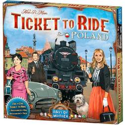 Days of Wonder Asmodee Unbox Now Ticket To Ride – Poland Map Extension