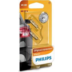 Philips SET 2x Billampor VISION 12516B2 W1,2W W2x4,6d/1,2W/12V