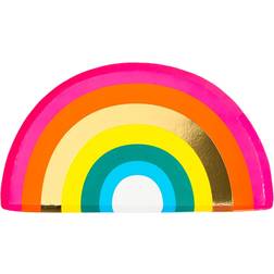 Talking Tables Disposable Plates Rainbow Brights 12-pack