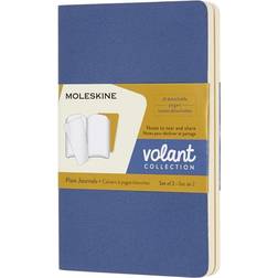 Moleskine Volant Pocket Blue/Yellow Plain
