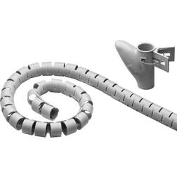 Goobay Mozi WireTube kabelspiral, 2,5 m, grå