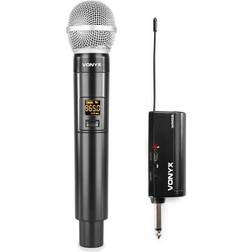 Vonyx WM55 Trådlös Mikrofon Komplett Plug in, WM55 Trådlös mikrofon med kompakt mottagare