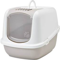 Savic Cat Toilet Nestor Jumbo White/Mocca 66x49x47cm
