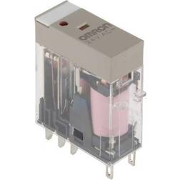 Omron 24V ac Coil Non-Latching Relay DPDT, 5A Switching Current Plug In, 2 Pole, G2R-2-SN 24AC(S)