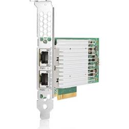 HP Hewlett Packard Enterprise 524SFP Network adapter PCIe 3.0 x8 10 Gigabit SFP x 2 for Nimble Storage dHCI Small Solution with HPE ProLiant DL360 Gen10, ProLiant DL360 Gen10