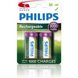 Philips R14B2A300/10 2 st Laddningsbara batterier C MULTILIFE NiMH/1,2V/3000 mAh