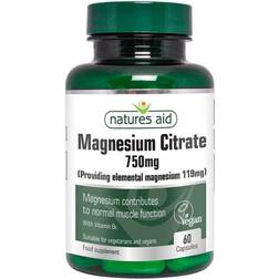 Natures Aid Magnesium Citrate Capsules 60