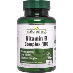Natures Aid Mega Potency Vitamin B Complex, 60 Tablets 60 st