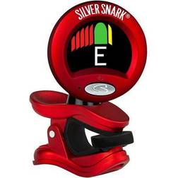 Snark Silver Chromatic Tuner Red