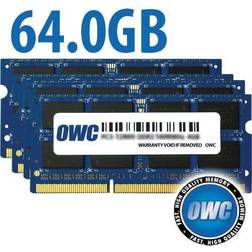 OWC 64 GB (4 x 16 GB) PC3-12800 DDR3L 1600 MHz SO-DIMM 204 Pin CL11 minnesuppgraderingssats för 2015 iMac
