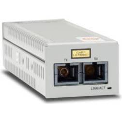 Allied Telesis AT DMC100 Fibermediekonverterare 100Mb LAN 100Base-FX, 100Base-TX RJ-45 SC-läge (multi-mode) upp till 2 km 1310 nm