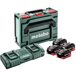 Metabo Batteripaket 18V 4x8,0Ah med snabbladdare ASC 145 Duo