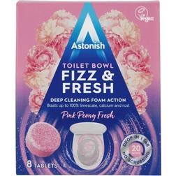 Astonish Toilet Bowl Fizz & Fresh Tabs Pink Peony Fresh