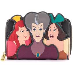 Loungefly Disney Cinderella Evil Stepmother and Stepsisters Villains wallet