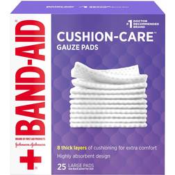 Band-Aid Brand Absorbent Cushion Care Sterile Square Gauze